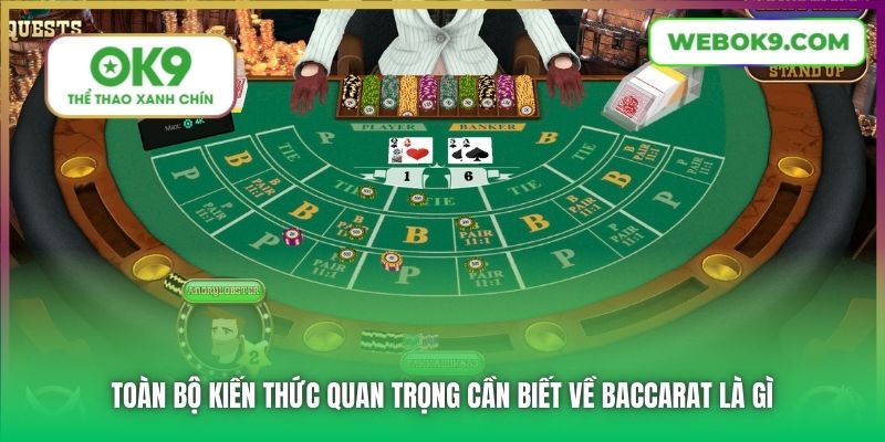 Toàn bộ kiến thức quan trọng cần biết về Baccarat là gì
